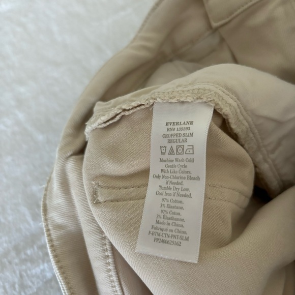 Everlane Cropped Slim Regular Pants, size 4 - Picture 7 of 13